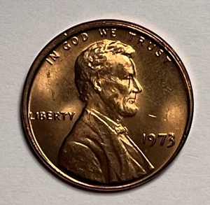 1973P Lincoln Memorial ๐บ๐ธ, 1 Cent Coin. (No Mint Mark- Philadelphia Mint). - Picture 1 of 3