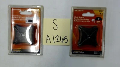 Hillman 851691 Soporte para silla (paquete de 4) Lote de 2 paquetes Foto 1 de 4