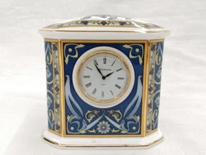 Wedgwood Blue Elephant Table Clock - Picture 1 of 8
