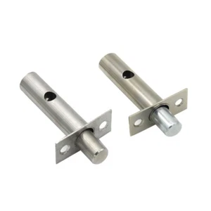 Security Door Bolts Strong Dead Lock Stainless Steel Invisible Latches Bolts - Picture 1 of 9