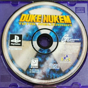 Duke Nukem Total Meltdown PlayStation Loose Disc, Tested, Functional - Picture 1 of 11