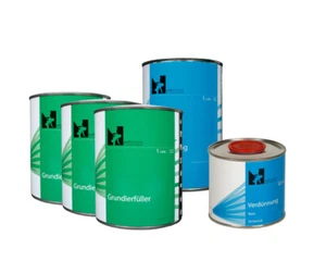 Paquete completo de pintura profesional de 4,5 l - 1K relleno de imprimación beige (3 l relleno de imprimación,  - Imagen 1 de 1