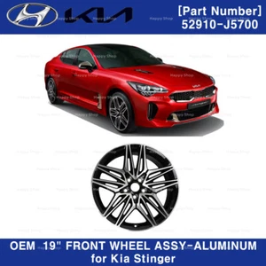 OEM 19" FRONT WHEEL ASSY-ALUMINUM 52910J5700 1p for Kia Stinger 2022-2024 - Photo 1 sur 4
