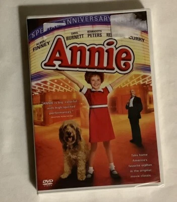 Annie (1982, DVD) Albert Finney, Carol Burnette, Anniversary Edition NEW Sealed - Image 1 of 2
