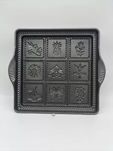Sartén de pan corto inglés Nordic Ware 9x9 pulgadas - antiadherente - diseño de jardín - Imagen 1 de 6