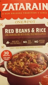 Zatarains Red Beans & Rice Mix Real Vegetables Family Size - 12 Oz - Pack of 4 - Picture 1 of 2