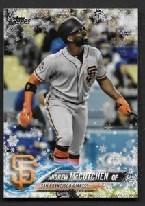 2018 Topps Holiday Snowflake #HMW79 Andrew McCutchen San Francisco Giants - Picture 1 of 1