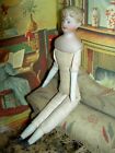 Lovely 6" German, antique bisque shoulderhead, dollhouse, GIBSON GIRL, lady doll