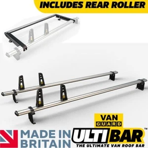 Renault Trafic Roof Rack 2001-2014 Standard Roof 2 Bar + Roller By Van Guard - Picture 1 of 6