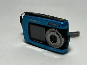 Polaroid iS085 16.0 MP Blue Digital Waterproof Underwater Compact Camera TESTED - Picture 1 of 2