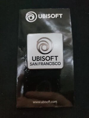 Ubisoft Logo San Francisco Pin  ASSASSIN'S CREED EMPLOYEE BADGE  (Closed Studio) - Photo 1/2