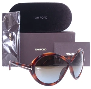 TOM FORD JADA TF 1070 53F HAVANA W/BROWN GRADIENT LENS AUTHENTIC SUNGLASSES 68-5 - Picture 1 of 4