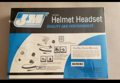 New J&M Universal Helmet Headset - Full Face - HS-4119-FF  - Image 1 of 3
