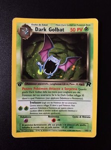 POKEMON - DARK GOLBAT HOLO RARE 7/82 TEAM LOCK 1ST ITALIAN EDITION - LP