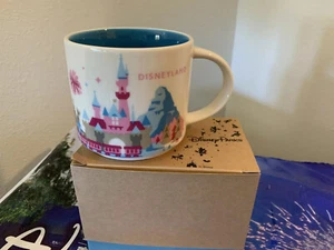 New Disney RARE 2015 1ST Edition DISNEYLAND STARBUCKS Mug You Are Here YAH - Picture 1 of 12