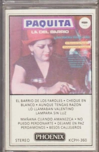 PAQUITA LA DEL BARRIO Y GRUPO ORO NEGRO MEXICAN CASSETTE 1992 CHEQUE EN BLANCO - Picture 1 of 5