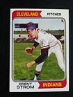 1974 Topps Baseball Card # 359 Brent Strom - Cleveland Indians