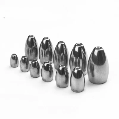 Tungsten Bullet Weights Sinkers Bulk Flipping Angeln Wurm Gewichte für Texas - Bild 1 von 4