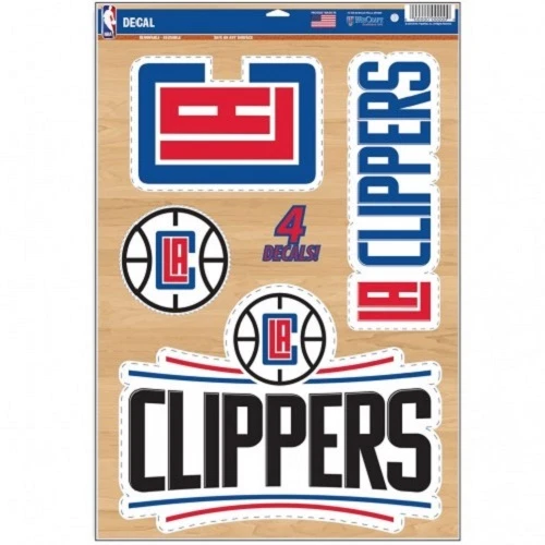 NBA 11" x 17" Ultra Decals Set By WINCRAFT -Select- Team Below - Image 1 of 1