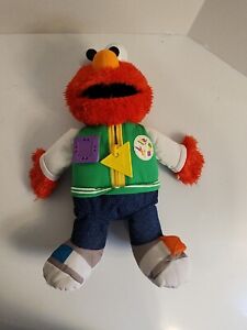 Elmo Ready For School Sesame Street Plush Singing ABC 123 And Talks To You