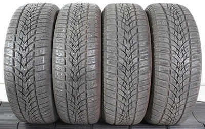 4 x 205/60R16 96H Winter Tyres Dunlop SP Winter Sport 4D 2x6mm/2x6.5-7mm 2014 XL - Image 1 of 4