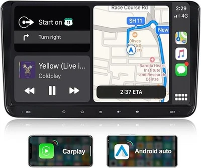Autoradio 9 Zoll Android 14 Doppel DIN Touch GPS Navi OVP - Bild 1 von 2