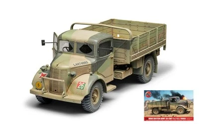 KIT MODELLINO CAMION MILITARE AIRFIX WWII BRITISH ARMY 30-CWT 4X2 GS TRUCK 1:35 - Immagine 1 di 4
