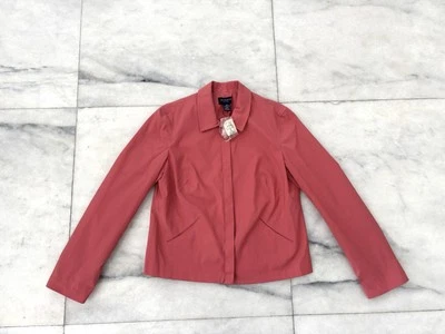 Chaqueta De Colección Ann Taylor Rosa Bolsillos Acetato Forrada Mujer 8P Informal Nueva Con Etiquetas Foto 1 de 4