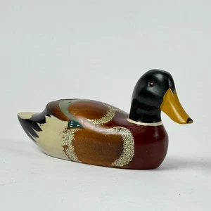 Vintage Emporium of Maine Country Lures Hand Carved Painted Wooden Duck - Picture 1 of 10