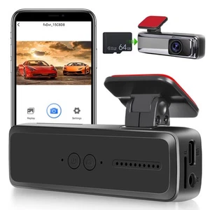 1080P Dash Camera for Cars - Mini Dash Cam with App Control with ADAS Assisti... - Picture 1 of 7