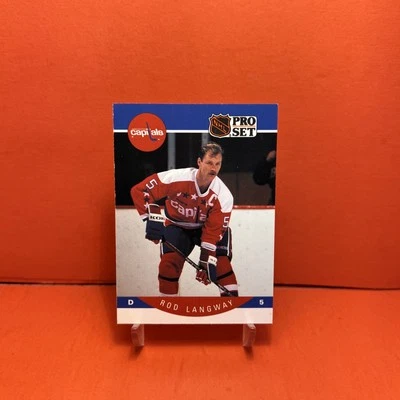 1990-91 Pro Set Rod Langway #314 HOF EX🦄 - Image 1 of 2