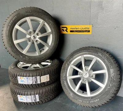 4x NEUE Winterräder 15 Zoll Peugeot 208 II U ET32 LK 4/108 Reifen + Felgen NEU - Bild 1 von 4