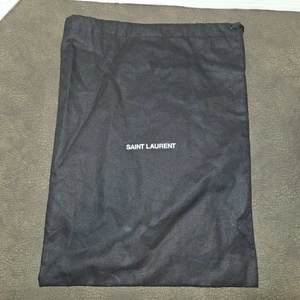 Bolsa antipolvo Saint Laurent Paris negra 10 pulgadas de ancho x 13 pulgadas de alto - Imagen 1 de 5