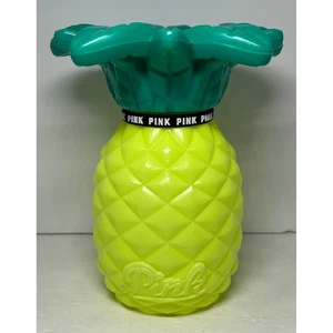 PINK Victoria's Secret Pineapple Drink Cup Neon Yellow NO STRAW - Picture 1 of 11