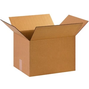 P151210 Corrugated Boxes, 15"L x 12"W x 10"H, Kraft (Pack of 25) - Picture 1 of 4
