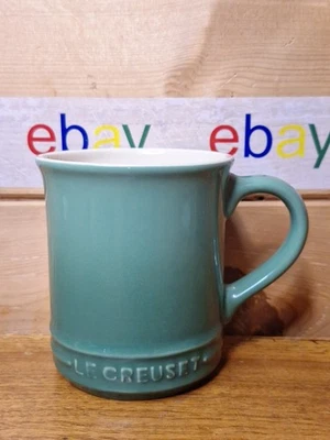 (RARO) Taza de té de café de bambú Le Creuset 14 oz/400 ml de gres Vancouver nueva en caja Foto 1 de 4