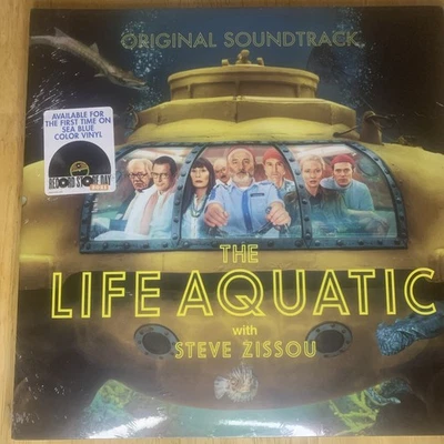 The Life Aquatic With Steve Zissou OST New Sealed 2021 RSD Sea Blue Vinyl 2xLP  - Image 1 of 4