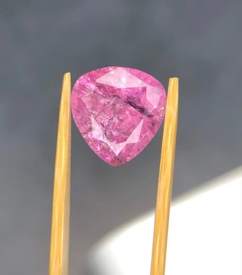 3.70 Cts Natural Pink Sapphire Heart Shape Gemstone From Afghanistan - Image 1 of 4