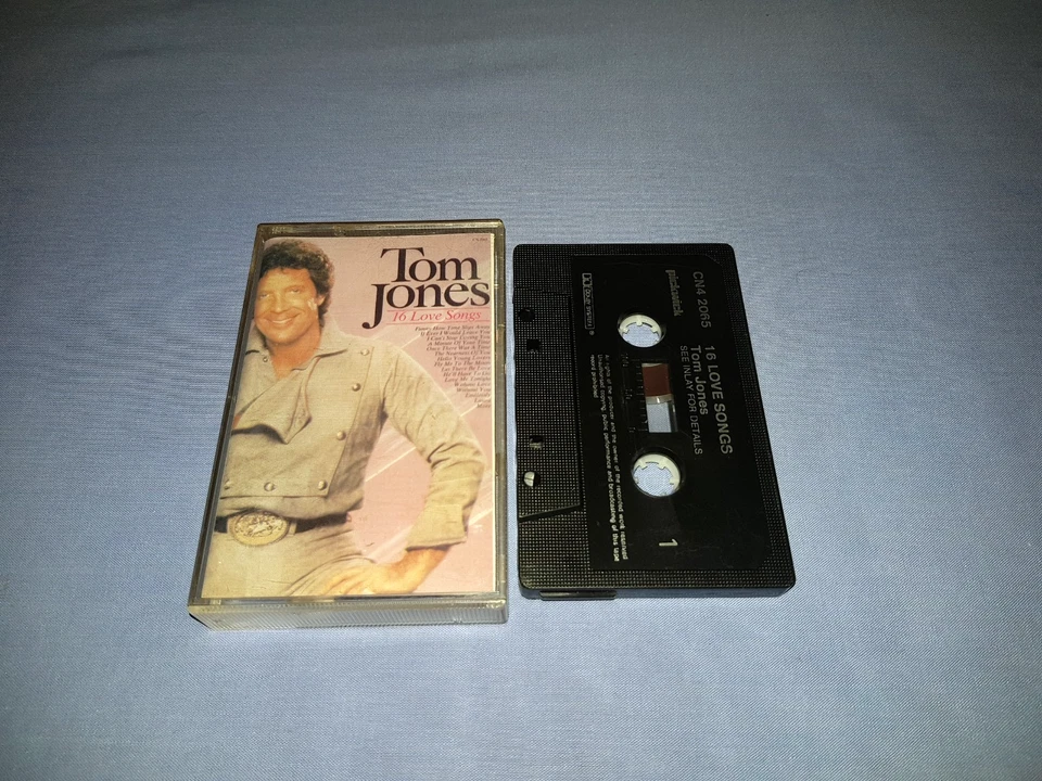 TOM JONES 16 LOVE SONGS CASSETTE TAPE ALBUM - Image 1 of 2