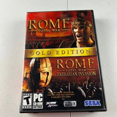 Rome Total War Gold Edition PC Video Game Strategy NO BARBARIAN INVASION - Image 1 of 3