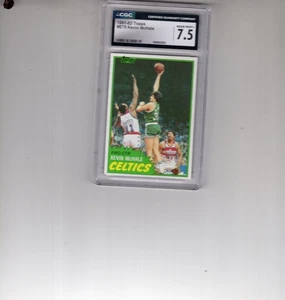 1981 Topps Basketball East #75 Kevin McHALE RC HOF "Boston Celtics" CGC 7.5 NM - Bild 1 von 1