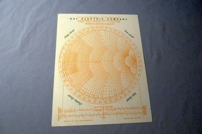 Kay Electric Company Mega-Chart 8 7/8" X 11 1/2" Plastic - Image 1 of 2