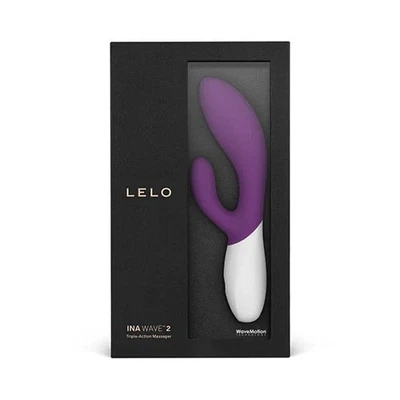 Vibrador LELO INA Wave 2 Rabbit púrpura Foto 1 de 4