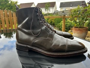 Crockett And Jones Harlech Cordovan boots 11.5 UK - Picture 1 of 12