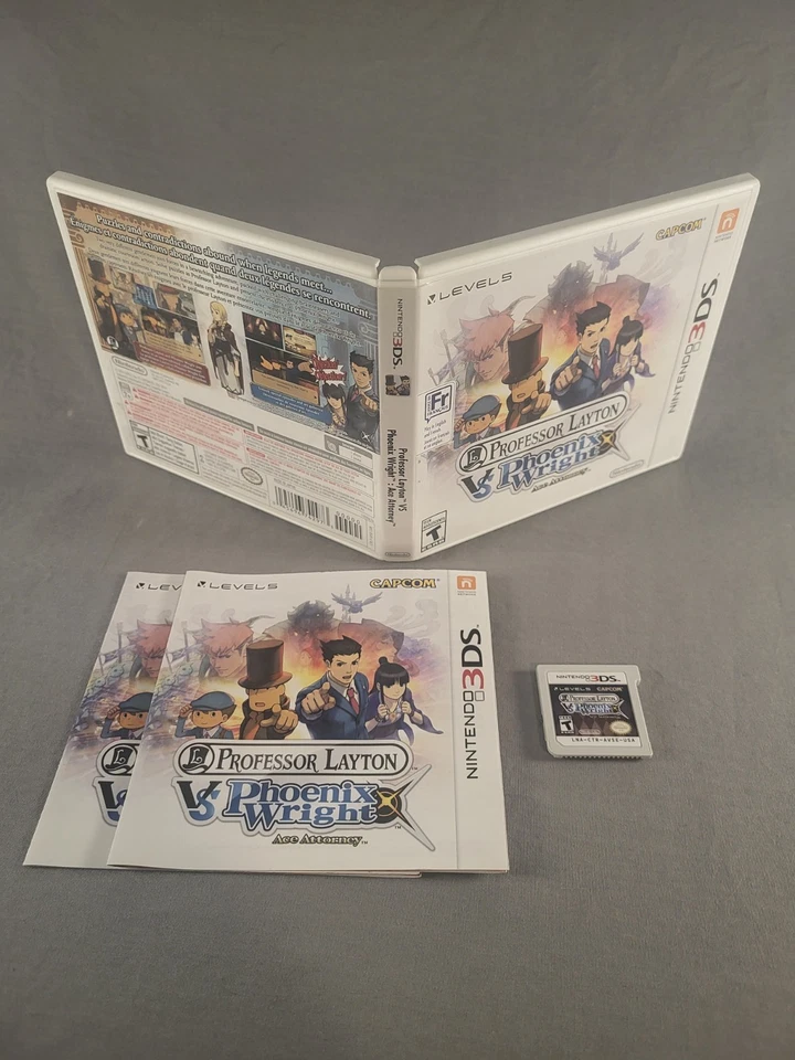 Professor Layton VS. Phoenix Wright: Ace Attorney, Nintendo 3DS, Complete! - Image 1 of 1