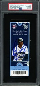 Ken Griffey Jr. Signed 2010 Final Game Ticket Mariners Sig 10 PSA/DNA #92311024 - Picture 1 of 2