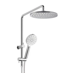Collis Real Showers Bakara Bathroom Rail Shower Combo Short Tail Chrome D02011-H - Picture 1 of 4