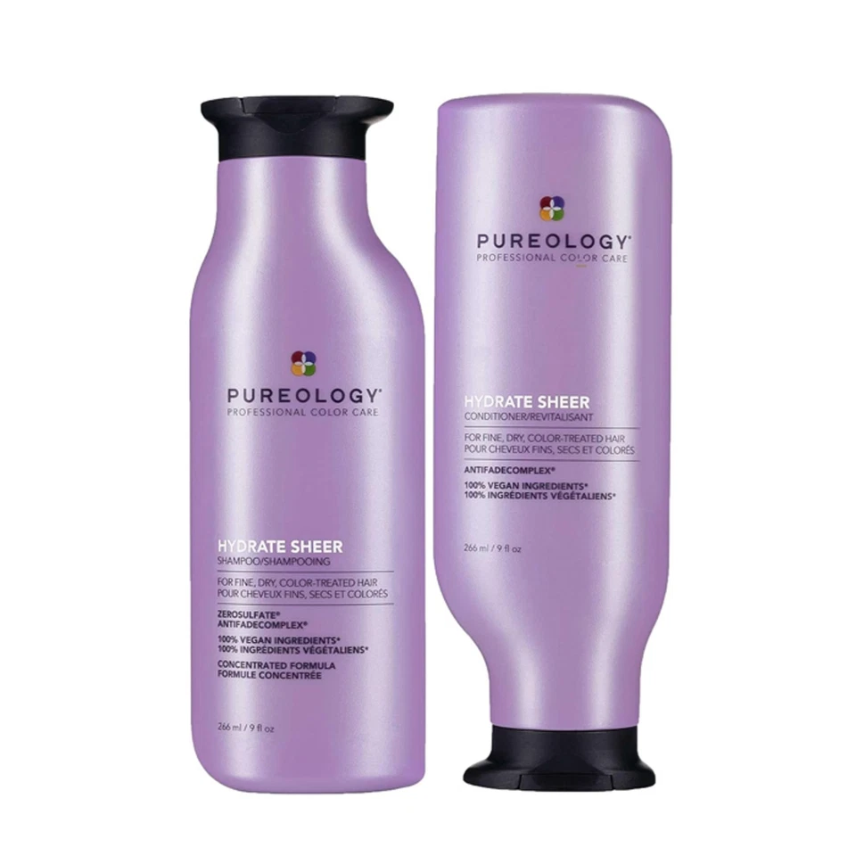 PUREOLOGY HYDRATE SHEER (Shampoo and Conditioner) 9oz FREE SHIPPING - Image 1 of 1