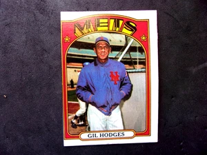 1972 TOPPS #465 GIL HODGES..OFF CENTER..METS..HOFAMER - Picture 1 of 2