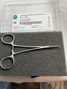 Jacobson Micro Mosquito 5" Pinzette gerade Nase gezackte Backen - Bild 1 von 1